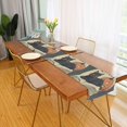 thumbnail image 2 of Yayeee Table Runner 70 inches Long Home Kitchen Dinning Party Decoration, Black Halloween Cat, 2 of 7