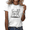 1-White, variant on Cozymy Women's Trendy Dog Graphic Tees Short Sleeve Crewneck T-Shirts Cute Line Art Animal Print Casual Everyday Summer Tops