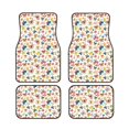 thumbnail image 2 of Uemuo Car Floor Mats - Butterfly Flowers Pattern Carpet Floor Mats for Cars, Auto Accessories Front & Rear Car Floor Foot Mat Sets of 4 Pieces, 2 of 6