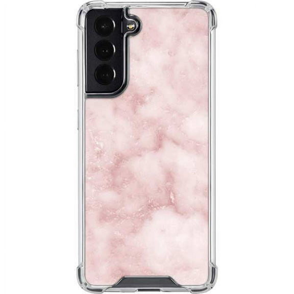 Skinit Marble Blush Marble Galaxy S22 Clear Case