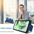 thumbnail image 5 of for Xiaomi Redmi Note 12 5G Case (Not 4G) with Slide Camera Cover, [Military Drop Protection] Hard Back & Soft Edge Phone Case with Stereo Bracket for Redmi Note 12 5G/ Poco X5 LTT Blue, 5 of 18