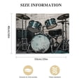 thumbnail image 3 of ARISTURING  Guitar Drum Canvas Wall Art Piano Painting Musical Instruments  20x16in, 3 of 6