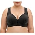 thumbnail image 4 of Cavosen Cotton Bras for Women Wireless Bras Push Up Full Coverage Lightly Padded Stretch Bralettes Wide Straps Soft Tshirt Everyday Underwear, 4 of 7