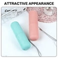 thumbnail image 3 of BPPEG 2Pcs Toothbrush Travel Case,Portable PP Tooth Brush Holder,Toothbrush Case for Home,School,Camping and Bathroom, 3 of 7