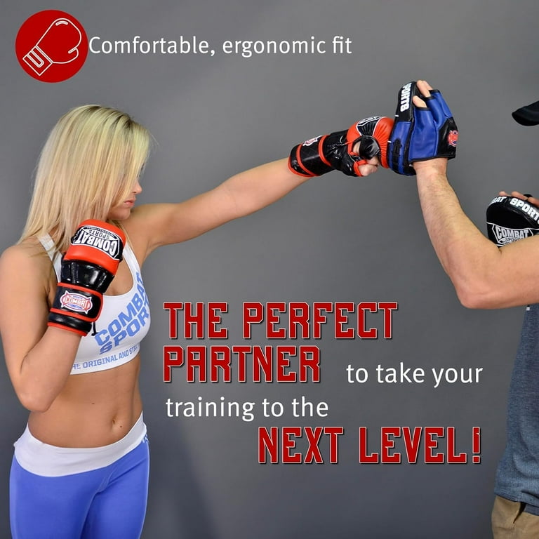 Combat Sports Max Strike MMA Training Gloves, Open Palm Fingerless
