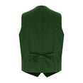 thumbnail image 3 of ALLLIST Big And Tall Tank Tops Men V Neck Slim Waistcoat Casual Green Solid Shirts for Men Size M-3XL, 3 of 5