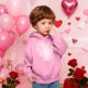thumbnail image 5 of Sudadera con capucha y estampado de corazón de San Valentín, sudadera de manga larga para niños y niñas, chaqueta para niñas de talla mediana y grande., 5 of 7