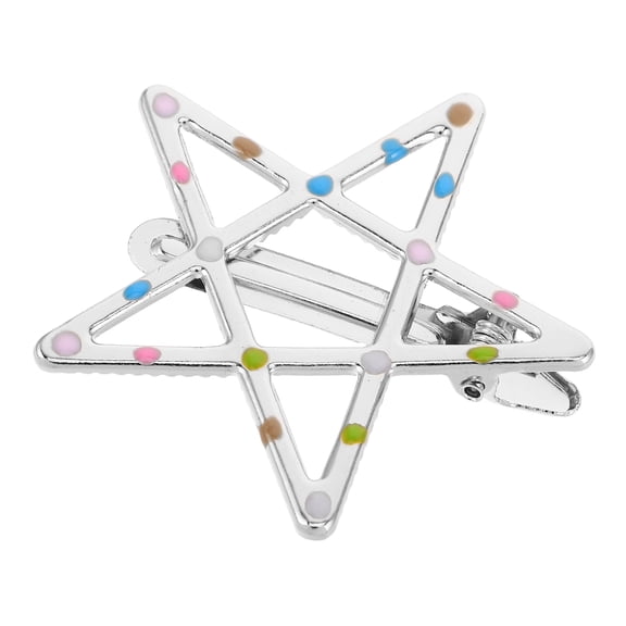 Alasum Multi-Color Star Hair Clips Metal Side Barrettes Stylish Accessories for Women and Girls Hair Decoration