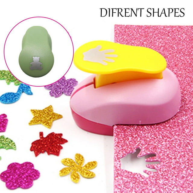 Hole Puncher Cards Labor-saving Photo Album Handmade Decoration Tool Accessories Easy and Fast Manual Tools Consistent Design bear