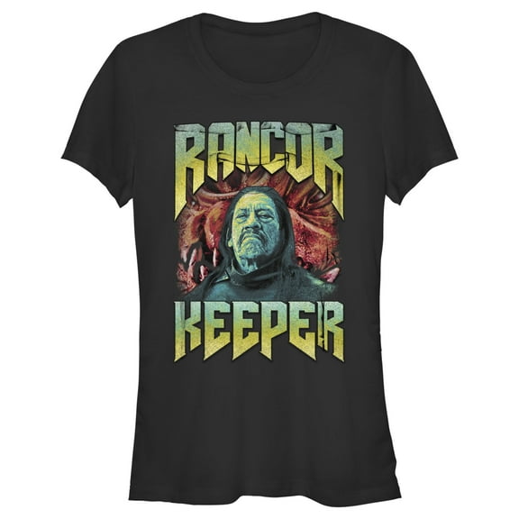 Junior's Star Wars: The Book of Boba Fett Rancor Keeper  Graphic Tee Black Medium