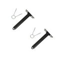 thumbnail image 4 of PEACNNG 2pcs Wall Mounted Weight Plate Holder Weight Plate Storage Rack Weight Plate Pegs Attachment ( Black ), 4 of 8