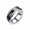 White, variant on Finger Ring Intelligent Body Temperature Sensing Ring Steel Wedding Band for Men Women Temperature-sensitive Ring