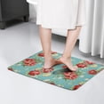 thumbnail image 4 of Pioneer Flower Floral Print Flannel Non Slip Door Rugs,Washable Door Mats Indoor,Decorative Door Mats,Dirt-Resistant and Absorbent Doormat for Entrance,Bedroom,Kitchen,Bathroom,31.5"x17", 4 of 4
