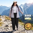 thumbnail image 6 of FEN AI Plus Size Pants for Women Black Cargo Pants Hiking Water Resistant UPF 50+ Joggers Sweatpants 5 Zipper Pockets XL, 6 of 7