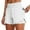 AA-White324, variant on XIAONU Womens Quick Dry Athletic Shorts High Waisted Pocketed Short Lightweight Sporty Running Bottoms Black