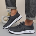 thumbnail image 5 of YOUYEDIAN Sneakers for Men Breathable Mesh Sport Fashion Comfortable Non Slip Sneakers Strap Design Casual Versatile Walking Shoes, 5 of 5