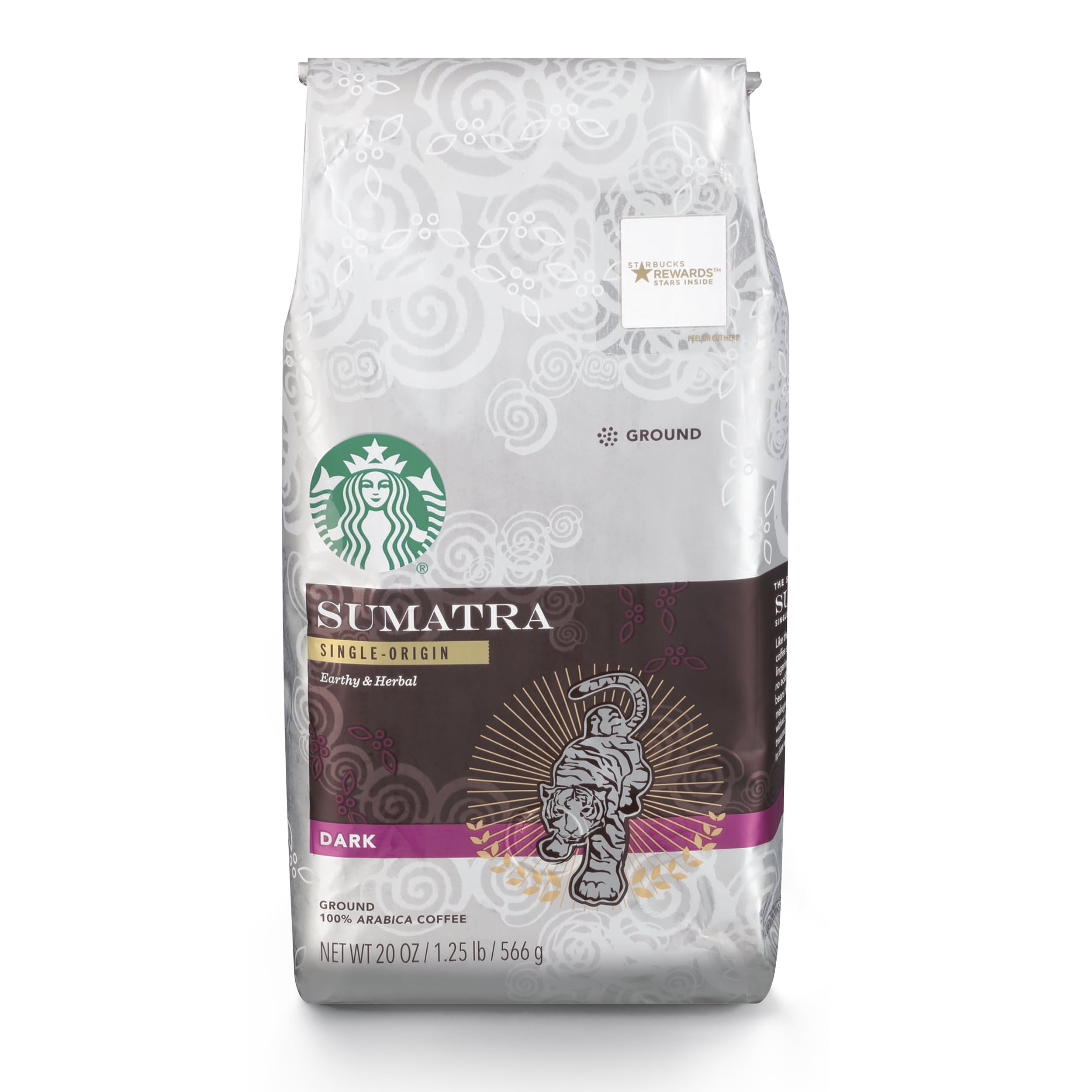 Starbucks Sumatra Dark Roast Ground Coffee 20Ounce Bag