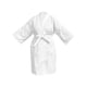 thumbnail image 1 of Bata De Baño Elefantito Blanca Con Rayas En Relieve Microfibra Absorbente Cinturón Ajustable Manga 3/4 Unisex Talla Única, 1 of 6