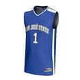 thumbnail image 2 of Unisex GameDay Greats #1 Royal San Jose State Spartans Lightweight Basketball Fashion Jersey, 2 of 4