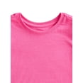 thumbnail image 4 of Wonder Nation Toddler Girls Tees with Short Sleeves, 3-Pack, Sizes 18M-5T, 4 of 4