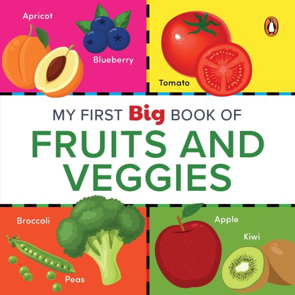 Pre-Owned My First Big Book of Fruits & Veggies: Illustrated Board Book ...