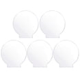 thumbnail image 1 of Round Led Light Bases 5Pcs Simple Style Acrylic Transparent Night Light Accessory for Home, 1 of 8