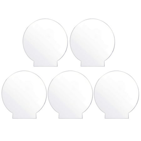 

5Pcs Round DIY Light Plate Simple LED Light Plate Transparent Acrylic Base