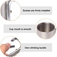 thumbnail image 3 of 2Packs Outdoor Camping Mug Stainless Steel 9.6 Oz, Metal Coffee Cup for Hiking Travel, Lightweight Heat-Resistant Mug with Carabiner for School and Backpacking, 3 of 11