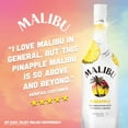thumbnail image 6 of Malibu White Rum with Pineapple Liqueur, 750 ml Bottle, 21% ABV, 1 Bottle, 6 of 10