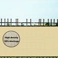 thumbnail image 7 of Bibana 6ft x 50ft Privacy Fence Screen Windscreen Shade Cloth for Garden and Balcony - Sand, 7 of 7