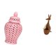 thumbnail image 5 of Jarrón de con forma de jengibre y tapa para arreglos florales y figuras de animales, adorno decorativo para fiestas, decoración de escritori, 5 of 8