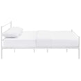 thumbnail image 4 of Modway Alina Powder Coated Sturdy Steel Queen Platform Bed Frame in White, 4 of 5