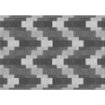 thumbnail image 1 of Ahgly Company Machine Washable Indoor Rectangle Transitional Dark Gray Area Rugs, 6' x 9', 1 of 7
