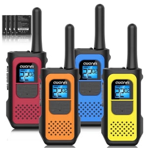 AWANFI Rechargeable Walkie Talkies 4-Pack