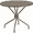 Gold, variant on Flash Furniture Commercial Grade 35.25" Round Gold Indoor-Outdoor Steel Patio Table with Umbrella Hole