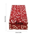 thumbnail image 2 of RKSTN Colorful Heart Table Runner Valentine's Day Dining Room Decor S, 2 of 5