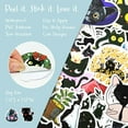 thumbnail image 2 of Wrapables Waterproof Vinyl Stickers for Water Bottles, Laptop, Phones, Skateboards, Decals for Teens, 100pcs, Black Cats, 2 of 5