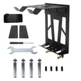 thumbnail image 3 of DYNWAVECA Wall Mount Bike Rack Horizontal Rack Multifunctional Decor Supplies Display Rack Hanging Bracket for Adults Bike Home 26cm Width, 3 of 10