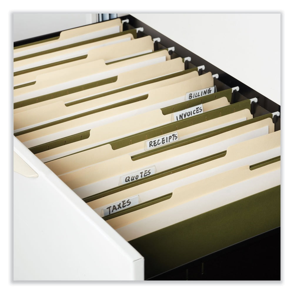 Universal Box Bottom Hanging File Folders, Legal Size, 1/5-Cut Tab, Standard Green, 25/Box -UNV14152