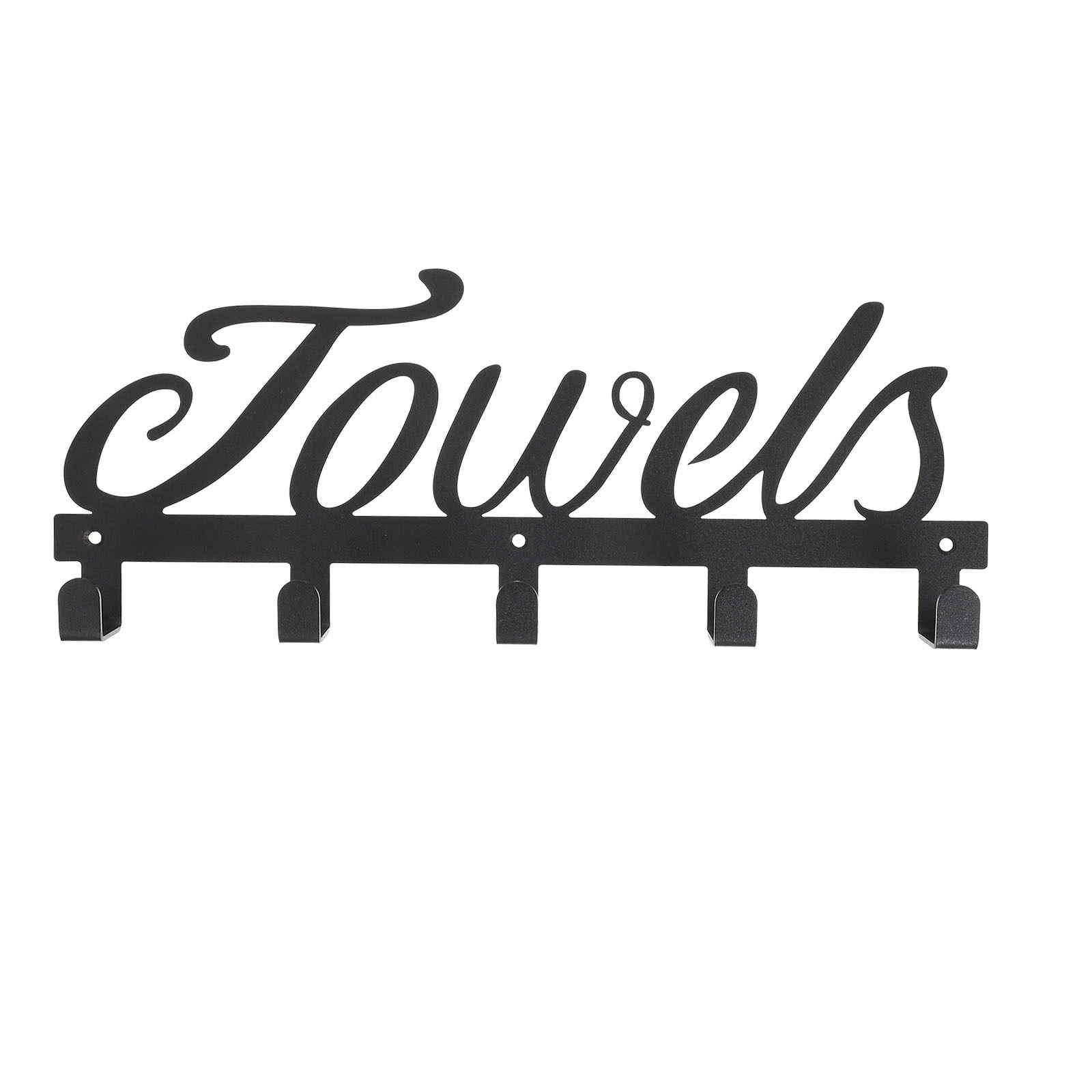 1 Set of Wallmounted Towel Rack Kitchen Towel Holder Bathroom Towel