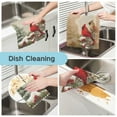 thumbnail image 2 of 6PCS Dish Towels and Dish Cloths Reuseable Dishcloths Sets for Washing Dishes, Cooking, Baking Size 11" x 11" Bird and Snow-covered Trees, 2 of 9