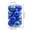 #629-Blue, variant on Cheapark 16pcs 1.57in Plastic Christmas Balls - Bright Pearl Hanging Pendant Decorations for Tree