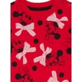 thumbnail image 4 of Minnie Mouse Baby Allover Print Romper with Long Sleeves, Sizes 0/3M-24M, 4 of 7