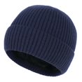 thumbnail image 2 of ZNQHFRE Men Women Thick Fleece‑Lined Ear Protective Winter Hat, Solid Color Cold‑Proof Pile Beanie Cap For Cycling Outdoor, 2 of 2