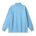 thumbnail image 5 of Ghalytn Women's Fleece Lined Full Zip Jacket Stand Collar Long Sleeve Casual Sweatshirt Coat with Pockets, 5 of 9