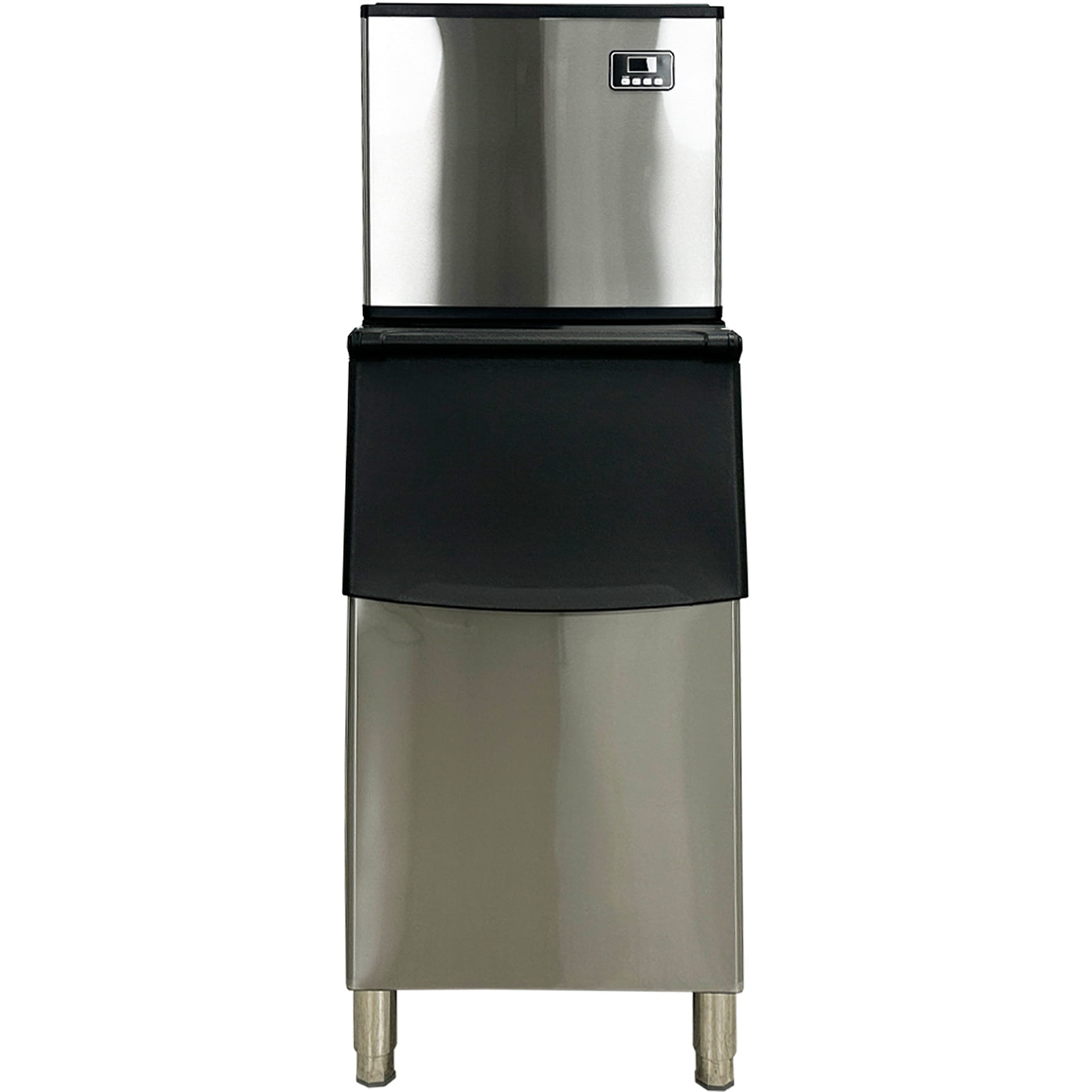 Commercial Ice Maker – 418 lbs/24h Production with 198 lbs Ice Storage, ETL Certified