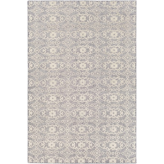 BoutiqueRugs Hoisington Transitional Area Rug - Charcoal, Ivory - 2' x 3'