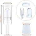 thumbnail image 2 of Barboteur Fermentación, 3 Piezas De Fermentación Airlock, Bonde De Fermentation Avec 3 Bouchon, Sas Pour La Fermentation, Tubos De Fermentación Pour Ferment, 2 of 4