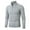 Gray, variant on Stamzod Mens Long Sleeve Shirt Plus Size Men Clothes Fashion Solid Color Trendy Shirts Quarter Zip Pullover Men Shirts Tops