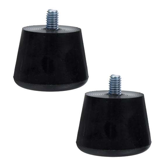 Raindrops Black Roller Skates Toe Stoppers Made of Durable Rubber for Safe Braking and Easy Installation 1 Set